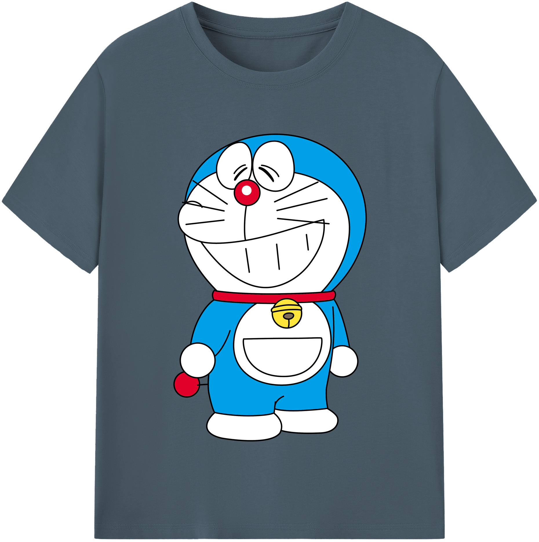 （画像用） ドラえもん Doraemon 綿100％半袖Tシャツ（フロントプリント）